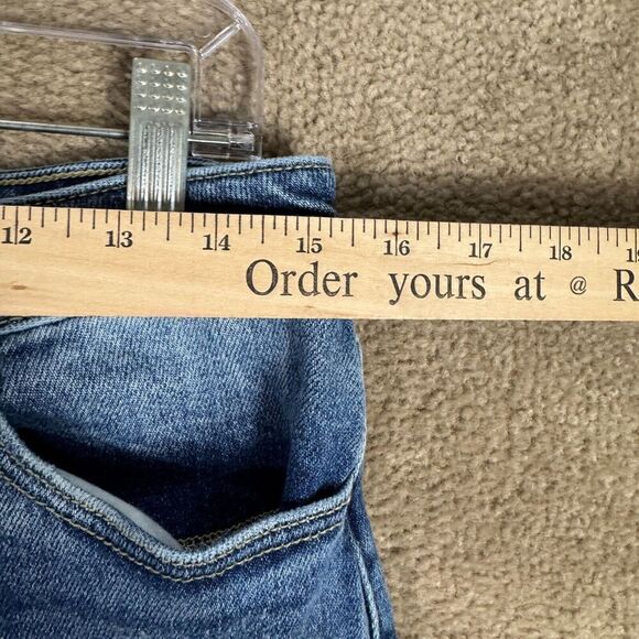 KanCan Renton Jeans Women Size 11/29 Blue High Rise Slim Straight Fit Distressed - Picture 7 of 15